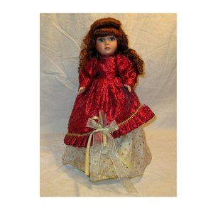 Vintage Porcelain Doll Victorian Dress DanDee Coll